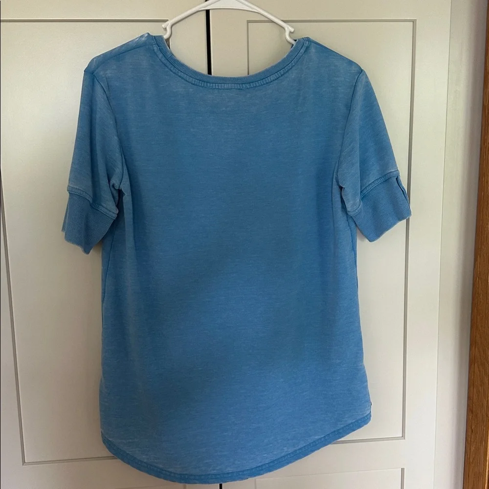 Jane + Delancey small  Blue Short-Sleeve Tee - Picture 3 of 5